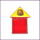 9inch Base - Wish | Cash MDF Wooden Pyramid Box with Egyptian Stickers - 51pyramids
