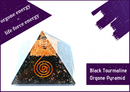 Black Tourmaline Orgone Pyramid - 51pyramids