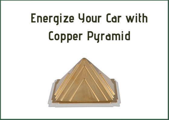 Copper Car Pyramid - High Energy Copper Pyramid for Your Car - 51pyramids