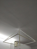 Light Weight Pyramid(Hanging) for Regular Meditation(Plastic) - 2FT X 2FT - 51pyramids