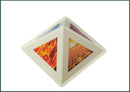 Classic Combo I - Set of 5 Pyramid Caps +1 Orgonite Pyramid with 7 Chakra Crystals - 51pyramids