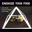 1FT(Base) Open Frame Pyramid For Meditation & For Energising Food & Beverages - 51pyramids