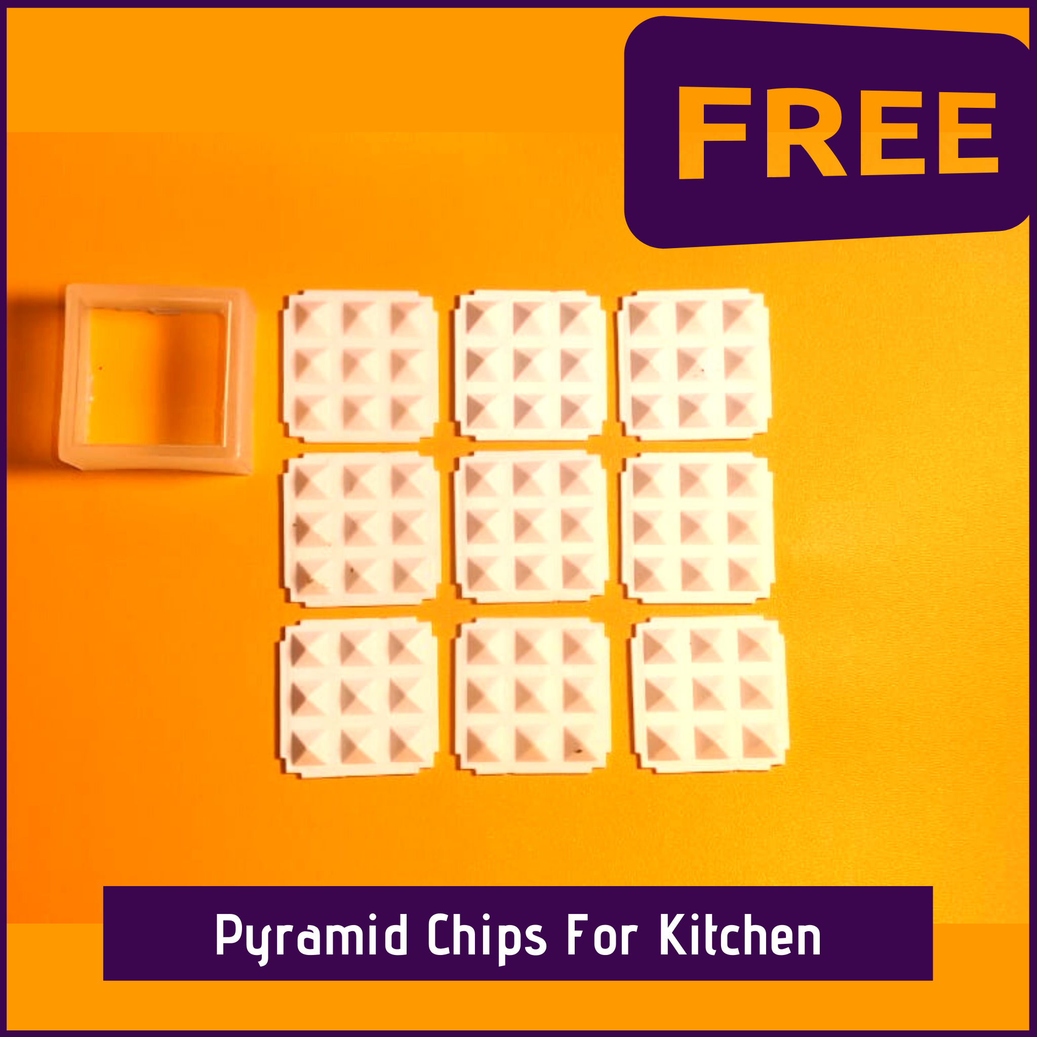 Pyramid Chips For Daily Kitchen & Garden Use - (Set of 27) - 51pyramids
