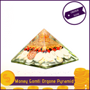 Gomti Money Orgone Crystal Pyramid for Money, Prosperity and Growth - 51pyramids