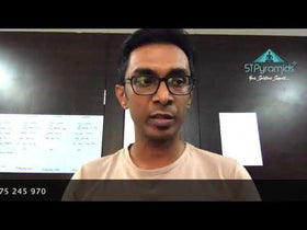 FamilyCombo #3 - Plastic Pyramid Meditation Head Caps + Orgonite Pyramid with 7 Chakra Crystals - Set of 4 - 0